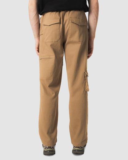 Highballer Utility Pants Soft Stretch — Khaki, model back