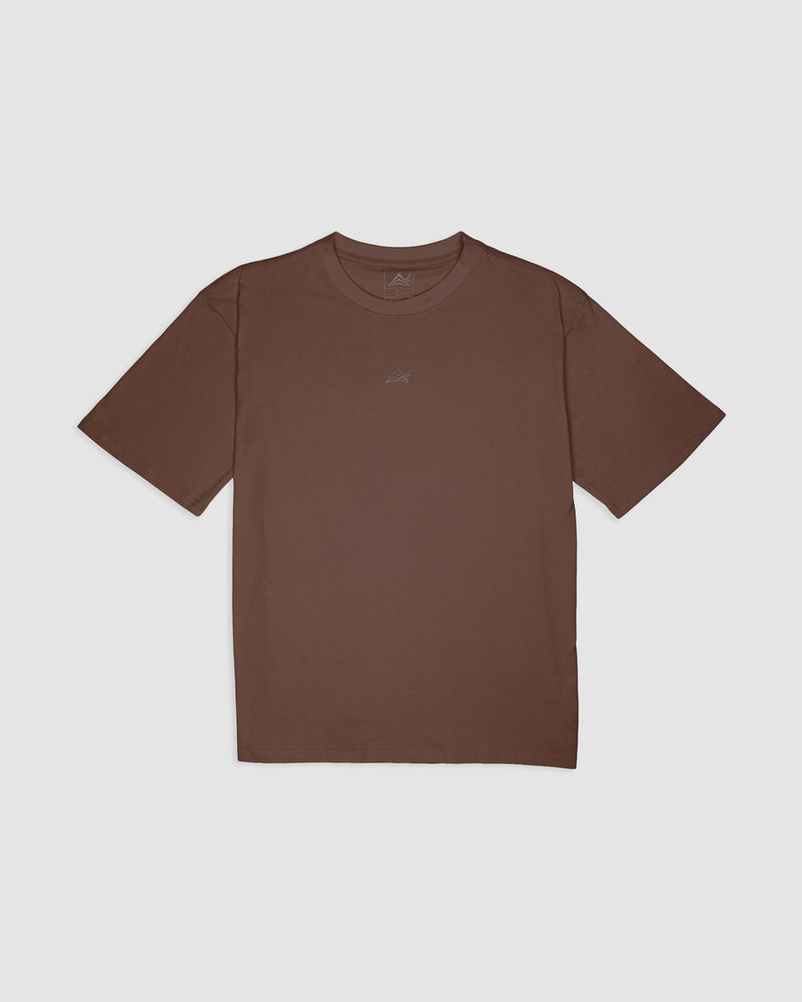 Color: Slab Tee Mark - Boulder Brown / XS