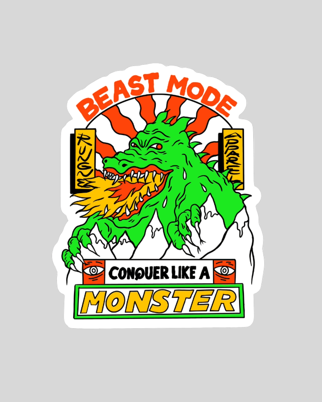 Beast Mode Sticker - Rúngne
