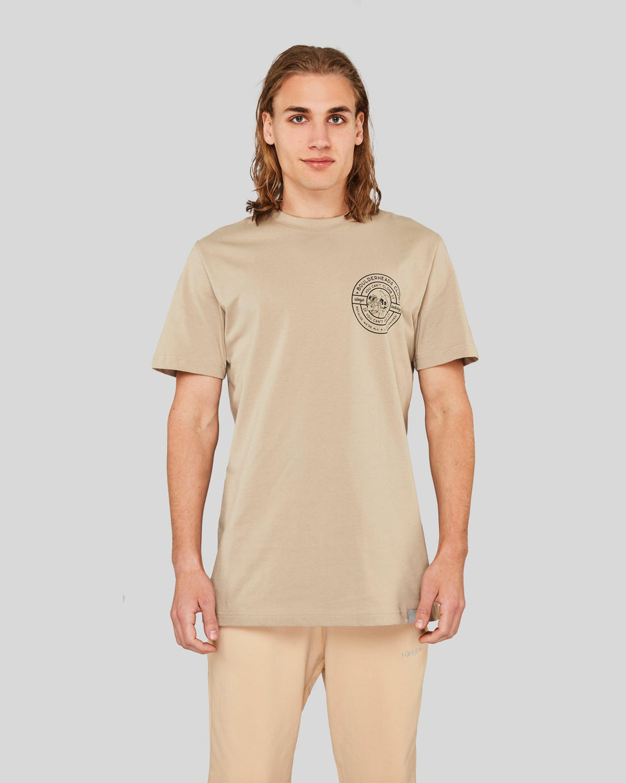 Color: Boulderheads Tee Regular Fit - Sand / XS