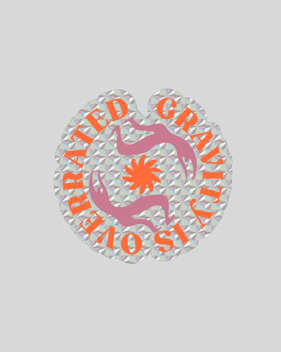 Color: Gravity is Overrated Sticker - Default Title