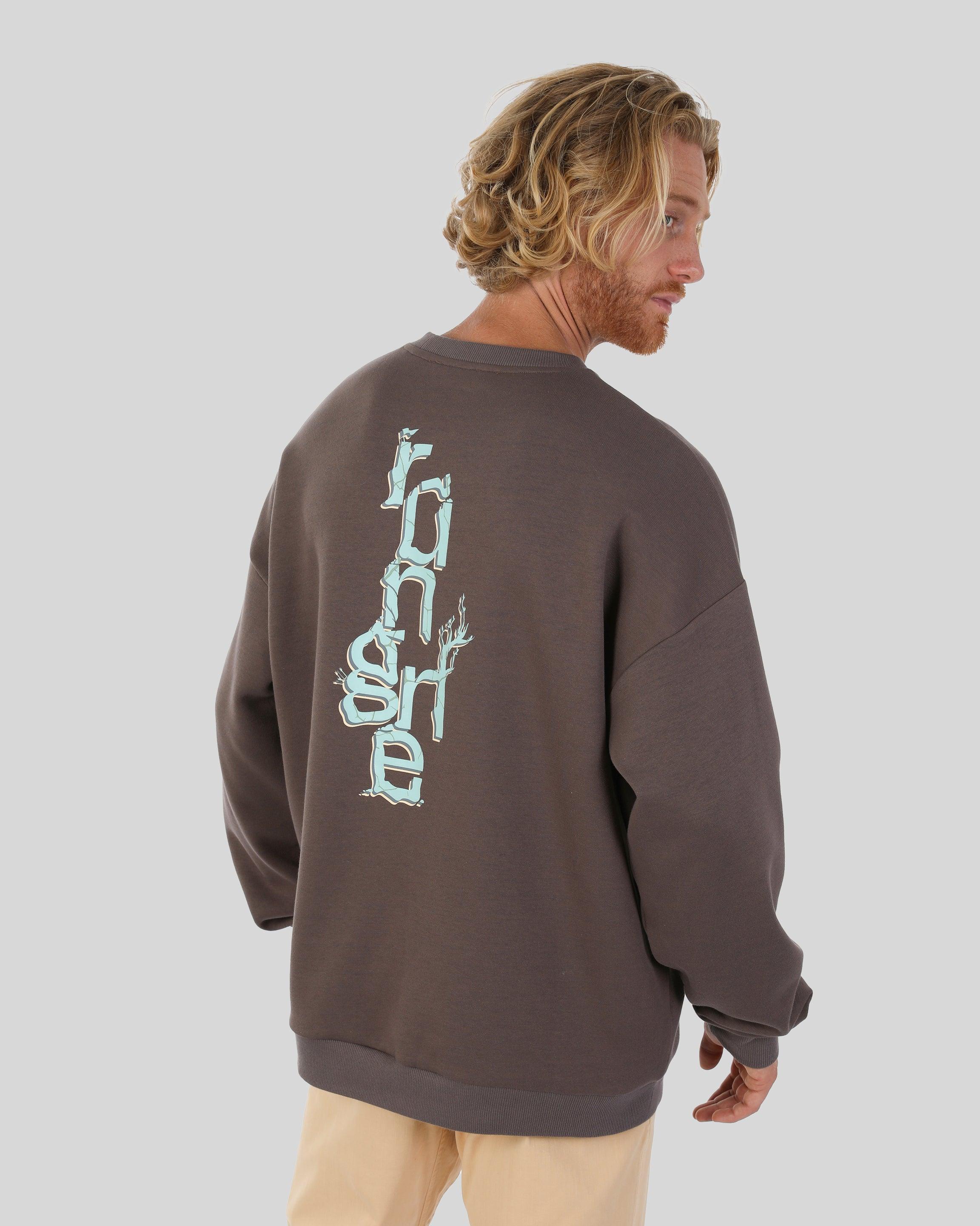Layback Crew Oversized Print – Rúngne