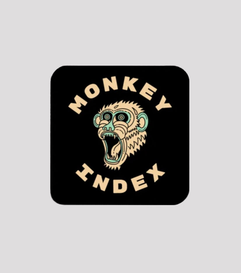 Monkey Index Sticker